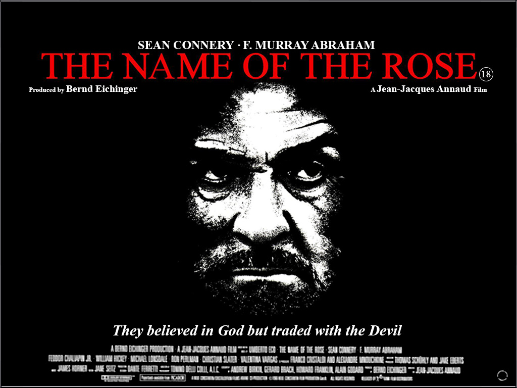 Name of the Rose quad poster